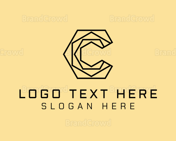 Minimalist Construction Letter C Logo