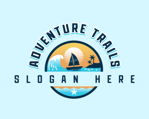 Tropical Island Sailing logo design