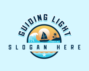 Tropical Island Sailing logo design