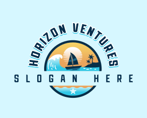 Tropical Island Sailing logo design