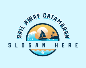 Tropical Island Sailing logo design