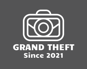 Lens - Briefcase Camera Photo logo design