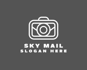 Briefcase Camera Photo logo design