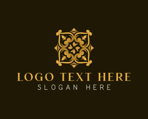 High End - Pattern Decorative Floral logo design