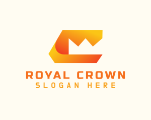 Prince - Royal Crown Letter C logo design