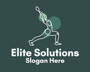 Stretch Yoga Monoline Logo