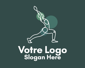 Stretch Yoga Monoline Logo