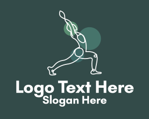 Stretch Yoga Monoline Logo