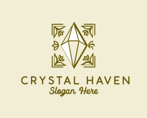 Premium Crystal Gem logo design