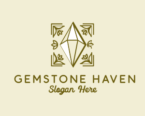 Premium Crystal Gem logo design