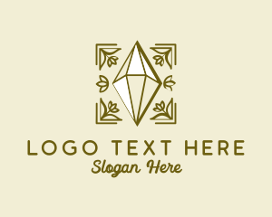 Ornamental - Premium Crystal Gem logo design
