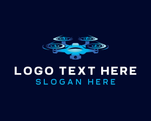 Aerial Drone Camera Logo