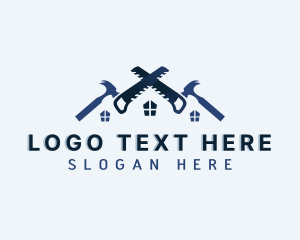 Tool - Saw Hammer House logo design