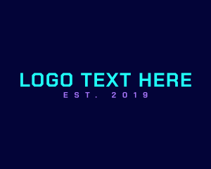 Font - Tech Coding Computer logo design