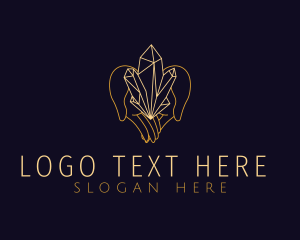 Elegant - Premium Gemstone Hands logo design