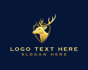 Hunting - Deer Stag Buck logo design