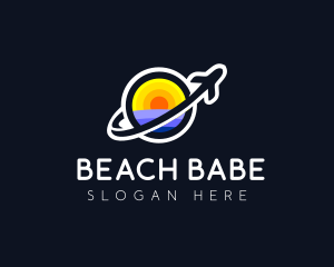 Travel Beach Resort logo design