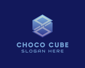 3D Cyber Cube Logo