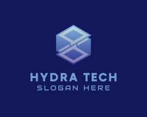 Cyber Tech Cube logo design