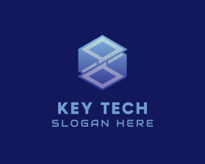 Cyber Tech Cube logo design