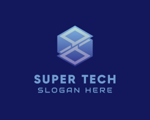 Cyber Tech Cube logo design