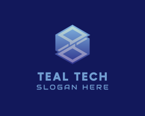 Cyber Tech Cube logo design