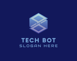 Cyber Tech Cube logo design