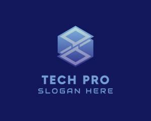 Cyber Tech Cube logo design