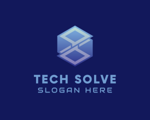 Cyber Tech Cube logo design