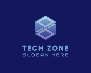 Cyber Tech Cube logo design