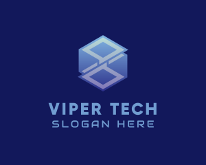 Cyber Tech Cube logo design