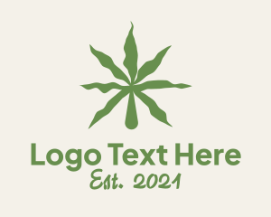 Hemp - CBD Cannabis Dispensary logo design