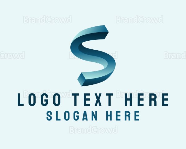 Generic 3D Letter S Logo