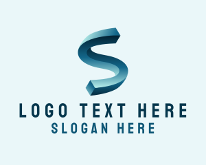 Three-dimensional - Generic 3D Letter S logo design