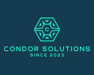 Cyber Hexagon Technology Software logo design