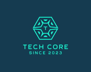 Cyber Hexagon Technology Software logo design