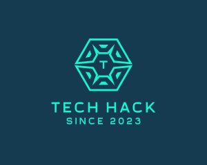 Cyber Hexagon Technology Software logo design