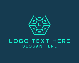 Cyber Hexagon Technology Software Logo