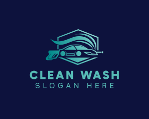 Car Cleaning Pressure Wash logo design