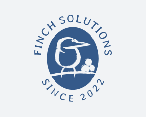 Finch - Sketch Finch Bird logo design