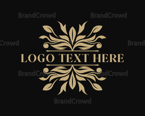 Stylish Floral Garden Logo