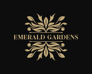 Stylish Floral Garden logo design