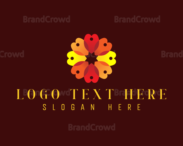 Bloom Flower Petal Logo