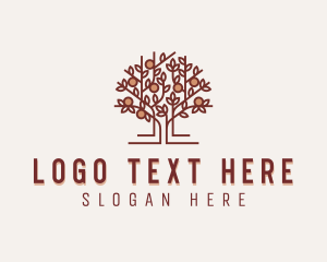 Planting - Fruit Tree Garden logo design