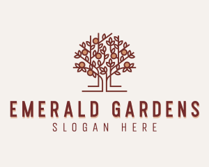 Fruit Tree Garden logo design