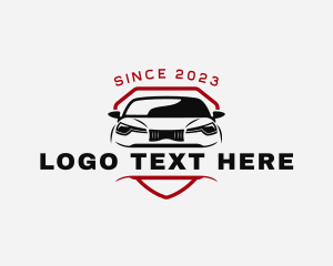 Transportation - Auto Garage Car Shield logo design