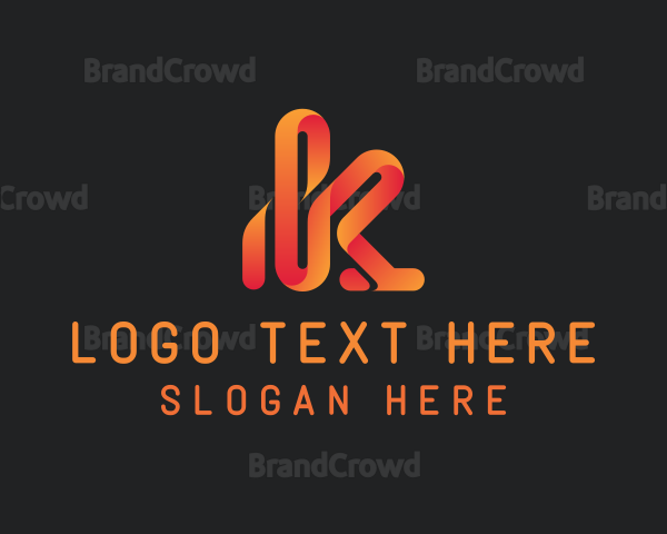 Advertising Firm Letter K Logo