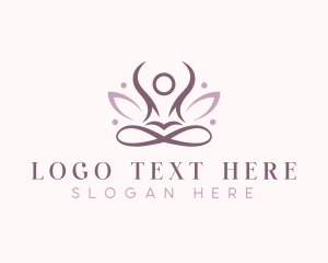 Yoga - Meditation Yoga Therapy logo design