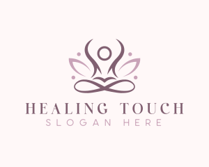 Meditation Yoga Therapy logo design