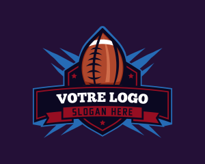 League - Football Athlete Club logo design